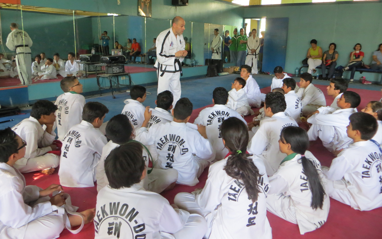 Senior Master Wisniewski Seminar Teaching Taekwon-Do